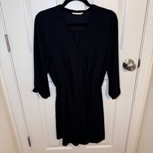 Lush Faux Wrap Dress